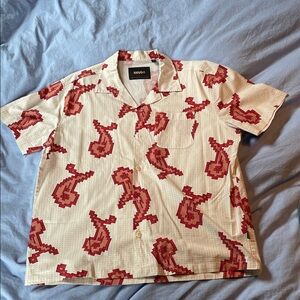 Men's Pixel Art Casual Shirt